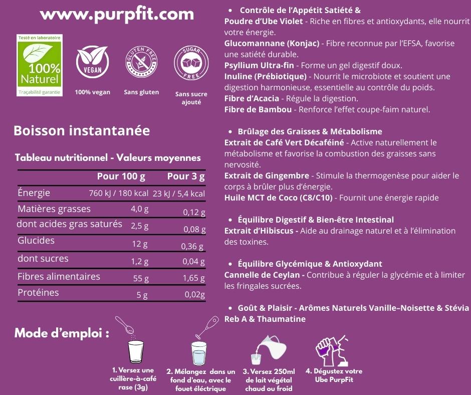 PURPFIT® - Ube Minceur, Énergie & Équilibre
