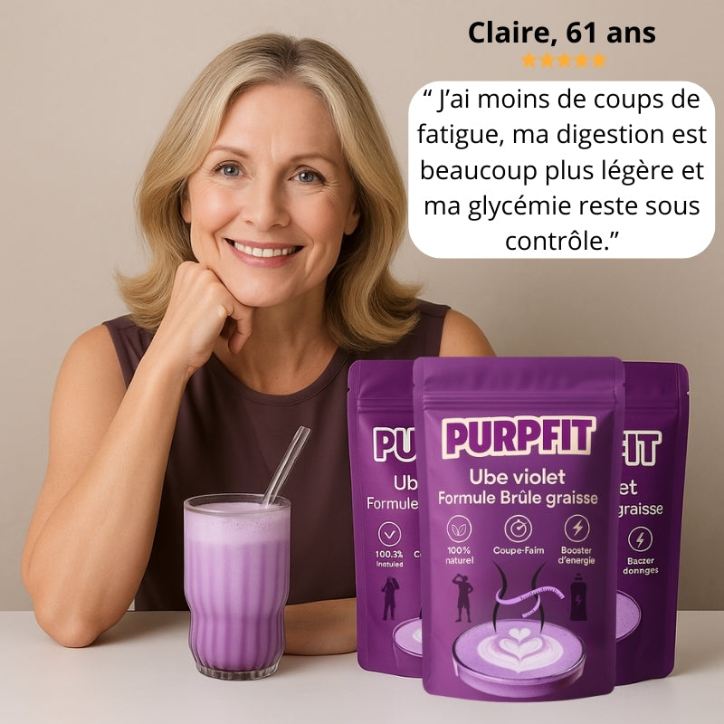 PURPFIT® -  La Boisson à l'Ube qui Affine votre Corps et Donne de l’Énergie