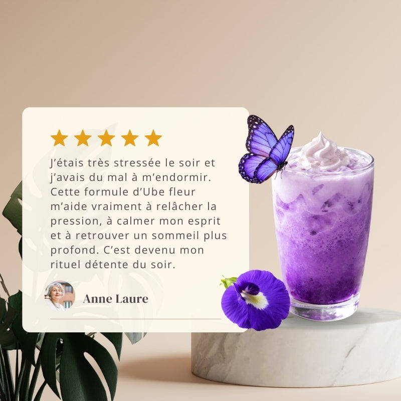 PURPFIT® Ube & Fleurs de Pois Papillon - Sérénité • Drainage • Sommeil